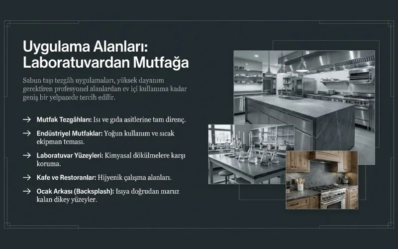 Sabun Taşı Tezgâh Nerelerde Kullanılır?