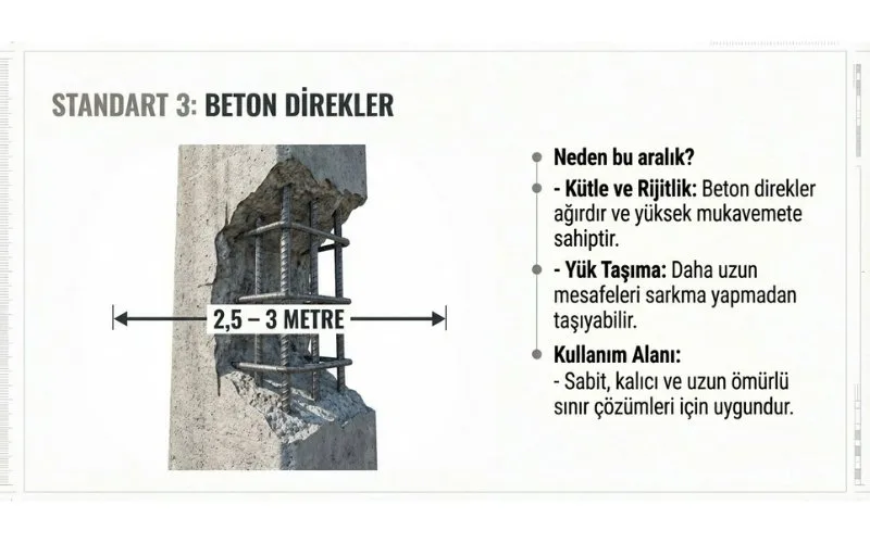 Beton Direklerde Direk Aralığı Ne Olmalı?