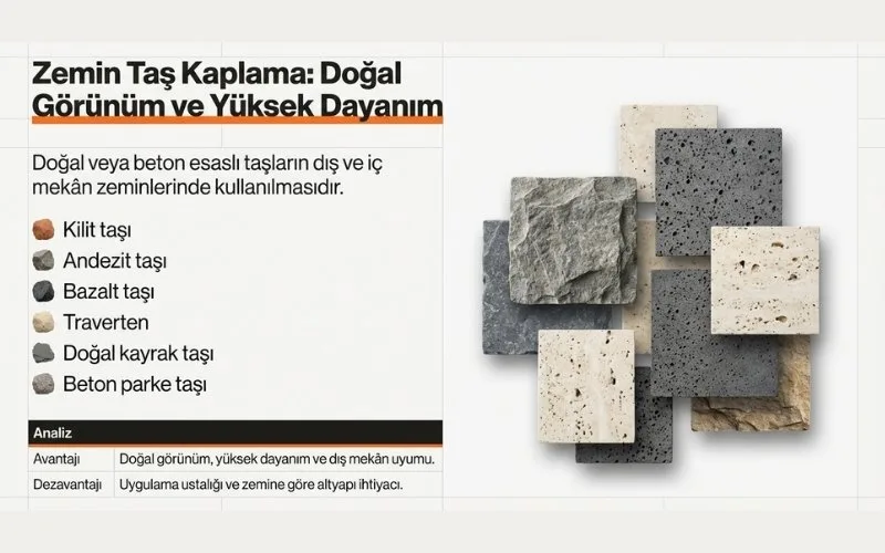 Zemin Taş Kaplama Nedir?