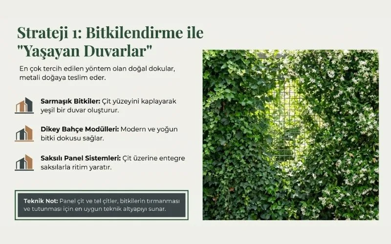 Bitkilendirme ile Doğal Çit Dekoru