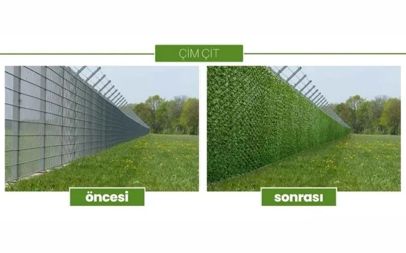 Fabrika ve İşletmelerde Çim Çit ile Görsel Mahremiyet