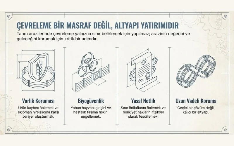 Tarla Etrafı Neden Çevrilmelidir