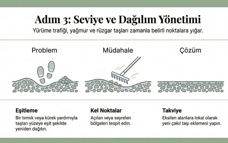 Taş Seviyesi ve Dağılım Düzeltme