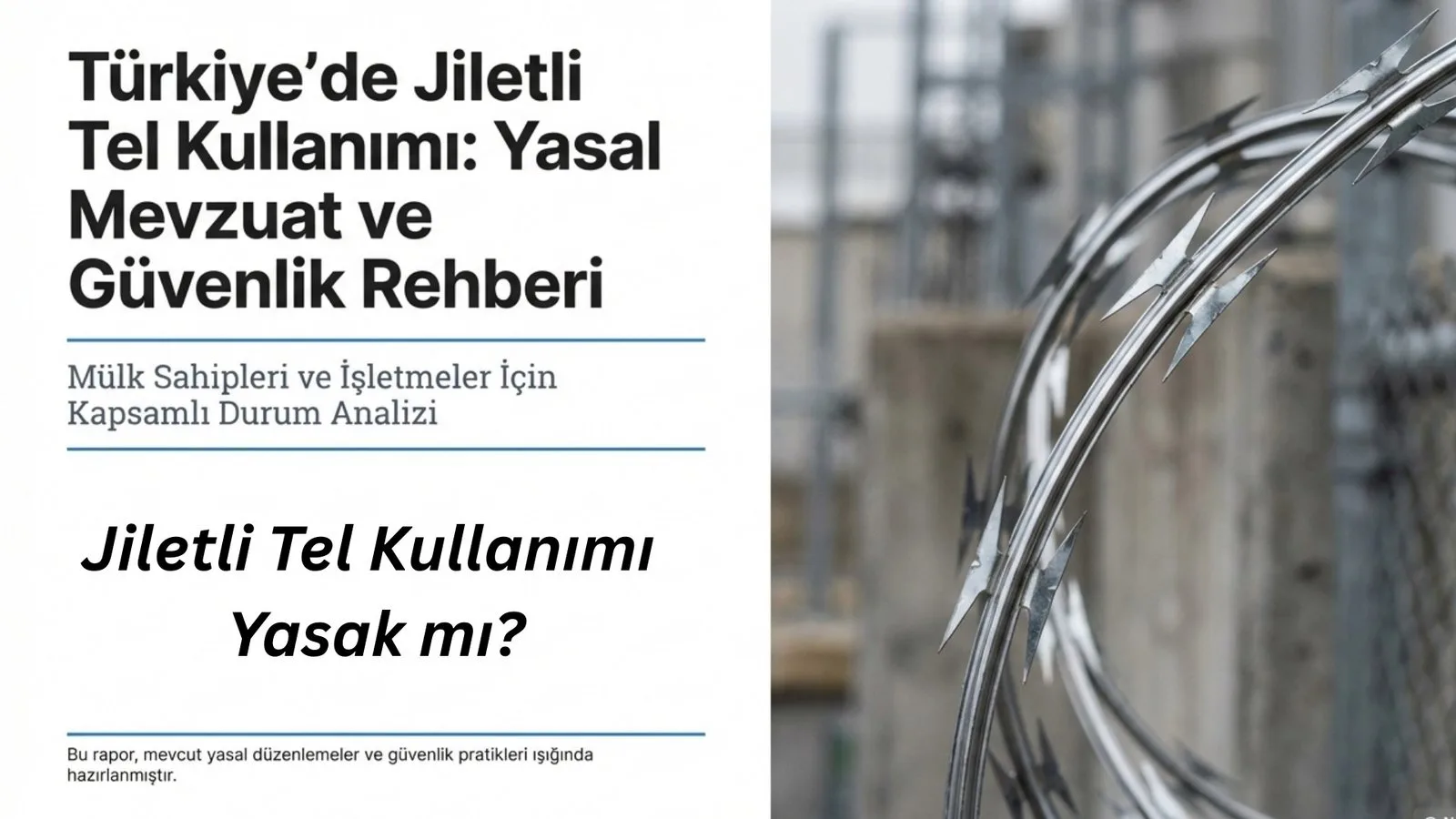 Jiletli Tel Kullanımı Yasak mı