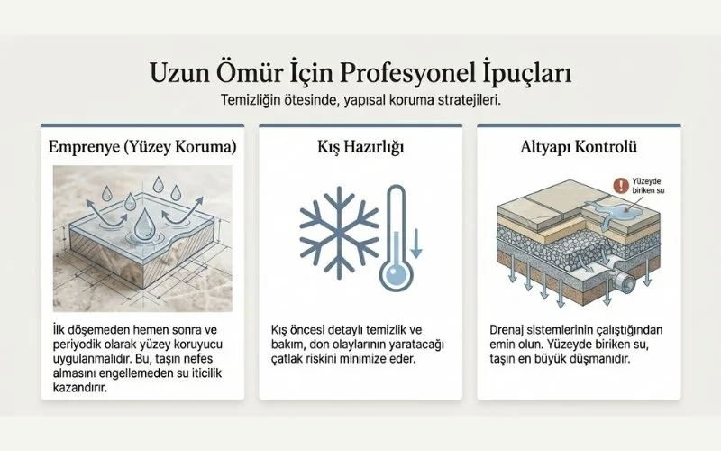Uzun Ömürlü Doğal Taş Kullanımı İçin Profesyonel İpuçları