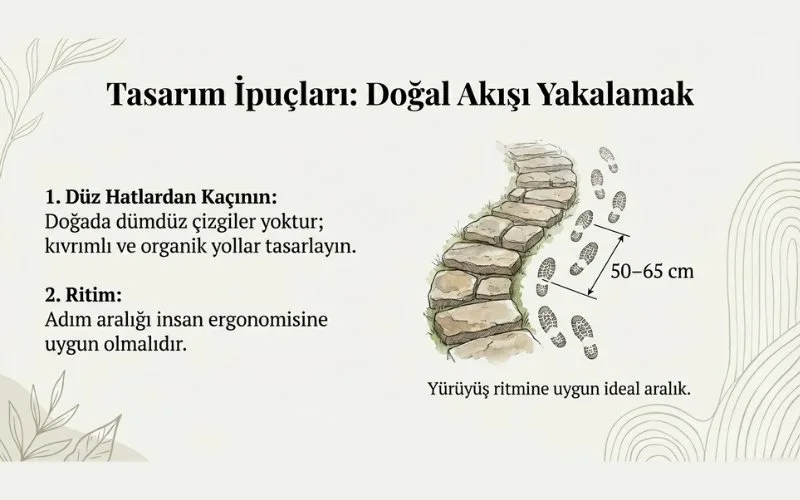 Doğal Görünümlü Yürüyüş Yolu Tasarım İpuçları