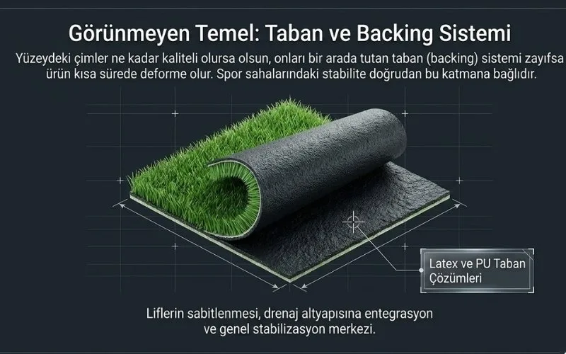 suni çim tabanı
