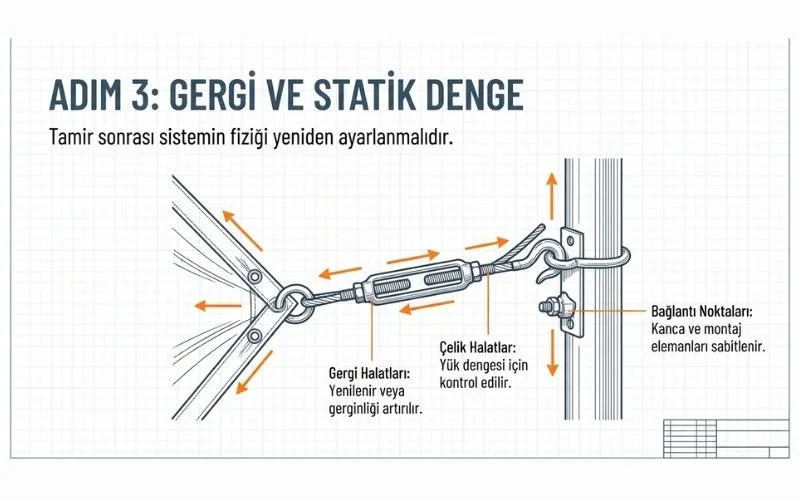 Gergi ve Sabitleme Kontrolü