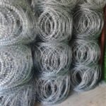 90 cm düzlemsel jiletli güvenlik teli