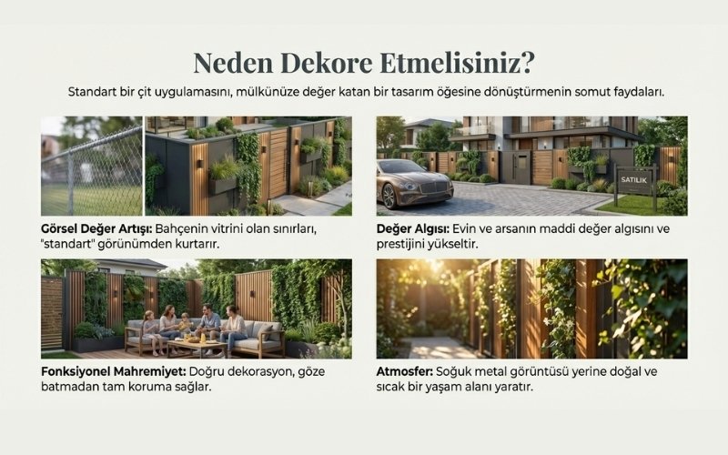 Bahçe Çitlerinde Neden Dekorasyon Yapılmalı?
