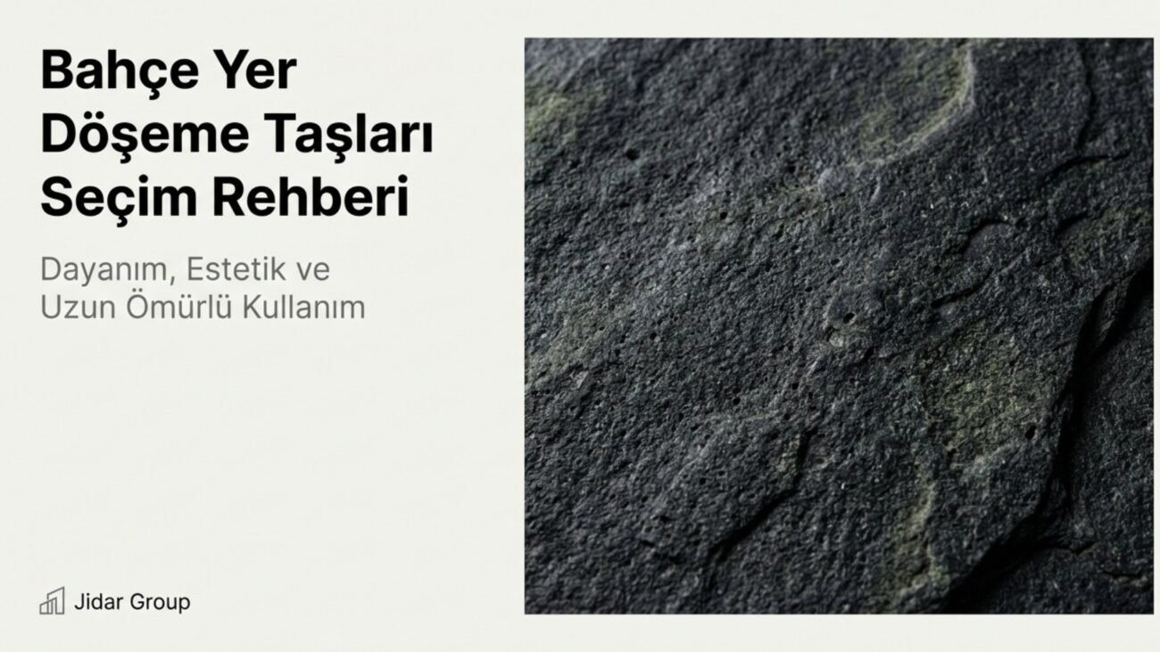 Bahçe Yer Döşeme Taşları Nasıl Seçilir