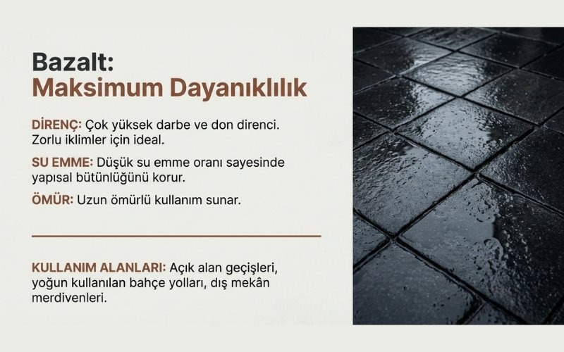 Toprak Zemine Taş Döşeme Fikirleri 7 Bazalt Taş Döşeme