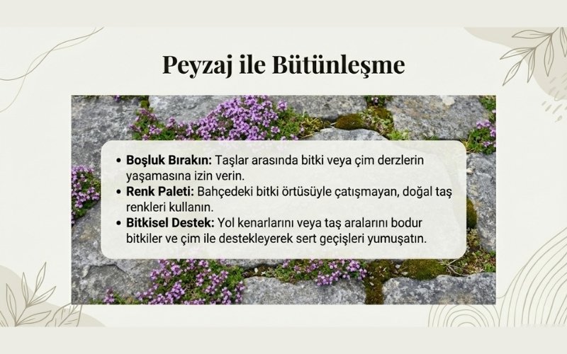 Yer Döşeme Taşları ile Doğal Görünümlü Yürüyüş Yolları 12 Doğal Görünümlü Yürüyüş Yolu Tasarım İpuçları