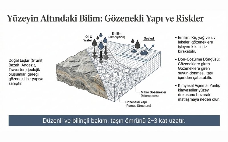 Doğal Taşlar Neden Düzenli Bakım Gerektirir?