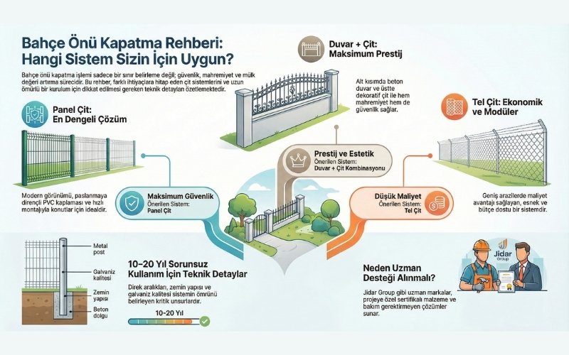 Bahçe Önü Kapatma Rehberi