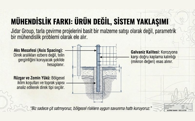 Tarla Etrafı Çevirme Yöntemleri 10 Jidar Group Tarla Çevirme Yaklaşımı