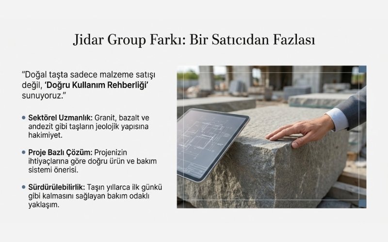 Neden Doğal Taş Satın Alırken Jidar Group?
