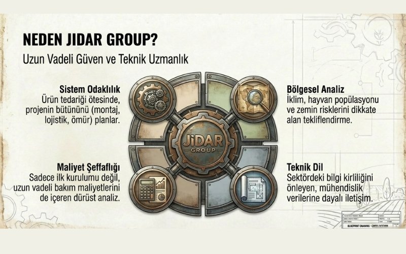 Tarla Etrafı Çevirme Yöntemleri 11 Jidar Group Tarla Çevirme Yaklaşımı