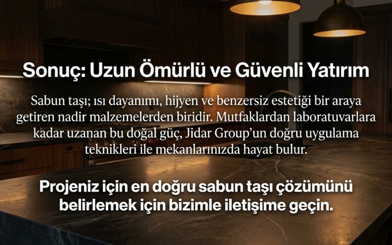Sabun Taşı = Uzun Ömürlü ve Güvenli Tezgâh Çözümü