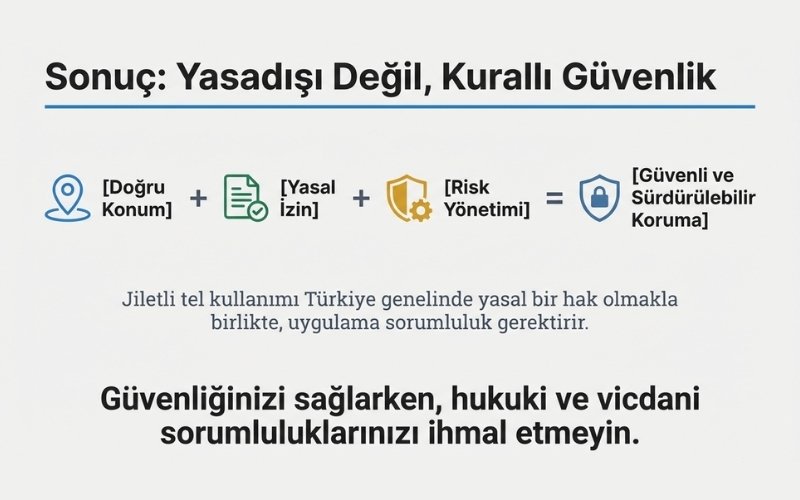 Jiletli Tel Kullanımı Yasak mı? 9 Yasadışı Değil, Ama Kurallara Tabii