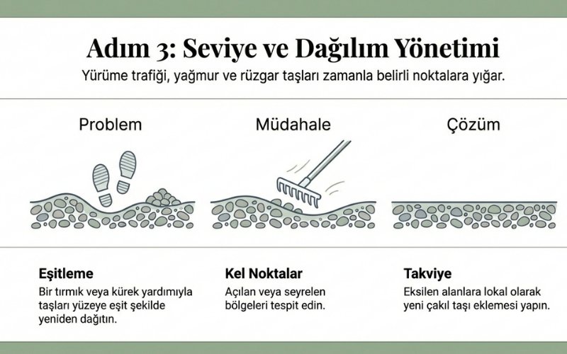 Taş Seviyesi ve Dağılım Düzeltme