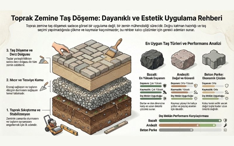 Toprak Zemine Taş Döşeme Fikirleri 3 Toprak Zemine Taş Döşeme Fikirleri