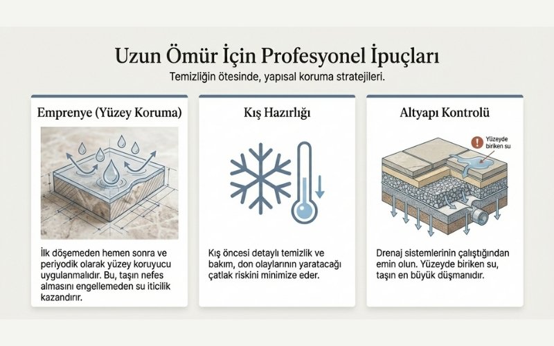 Uzun Ömürlü Doğal Taş Kullanımı İçin Profesyonel İpuçları