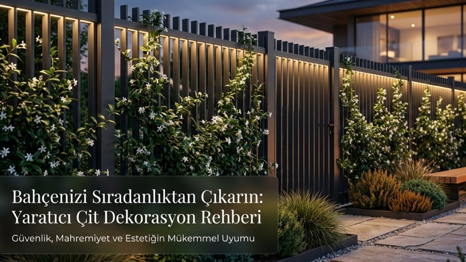 Yaratıcı Bahçe Çit Dekorasyon Fikirleri