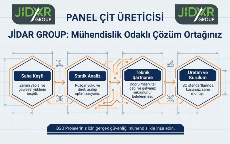 panel çit imalatı