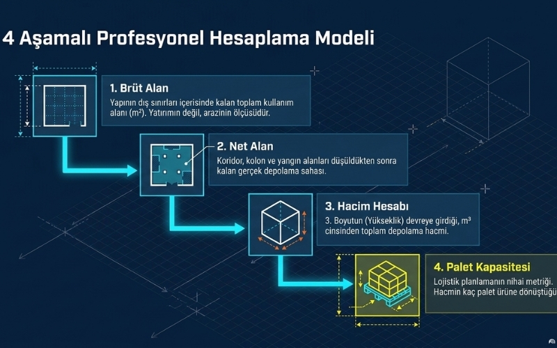 Depo Kapasitesi Nasıl Hesaplanır? 4 Depo Kapasitesi Nasıl Hesaplanır aşamalar