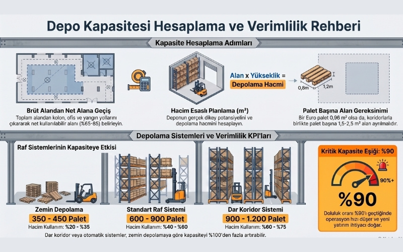 Depo Kapasitesi Nasıl Hesaplanır? 3 Depo Kapasitesi Nedir nasıl hesaplanır