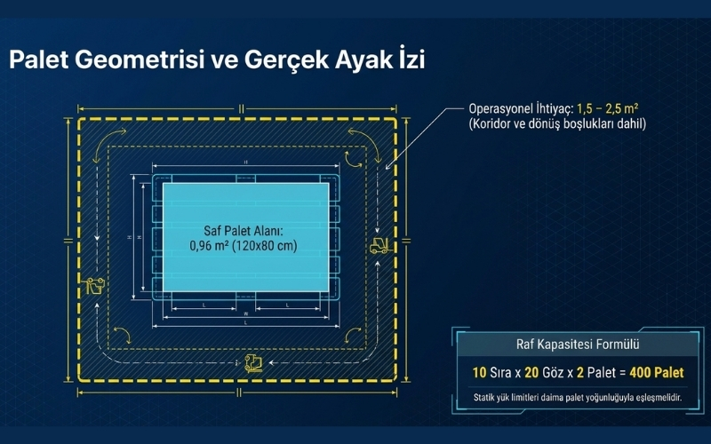 Depo Kapasitesi Nasıl Hesaplanır? 7 Palet Kapasitesi hesaplama