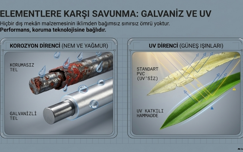 Galvanizli Tel Kullanımı