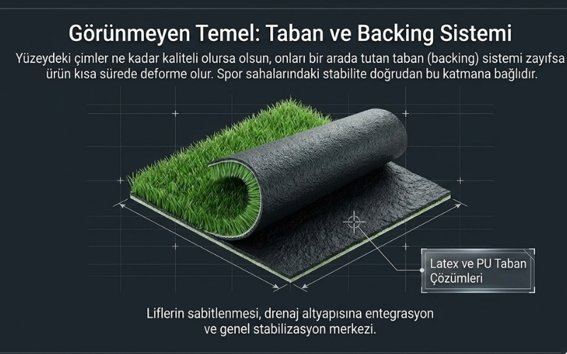 suni çim tabanı