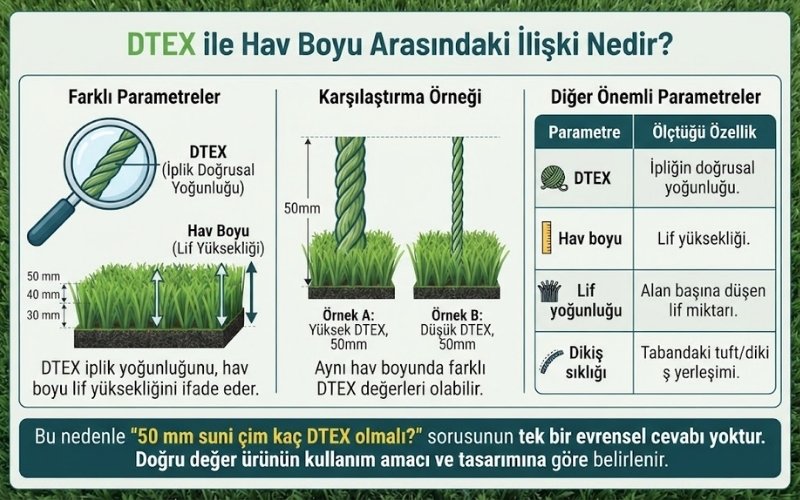 DTEX ile Hav Boyu Arasındaki İlişki Nedir