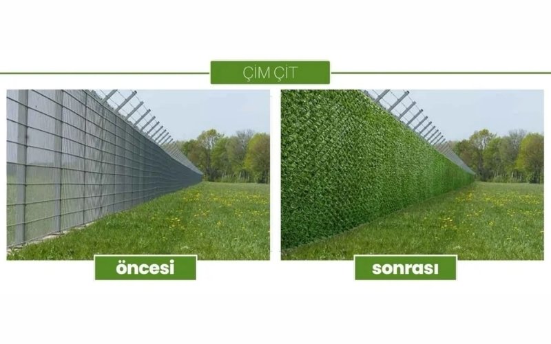 Fabrika ve İşletme Çevresinde Çim Çit Kullanımı 27 Fabrika ve İşletmelerde Çim Çit ile Görsel Mahremiyet