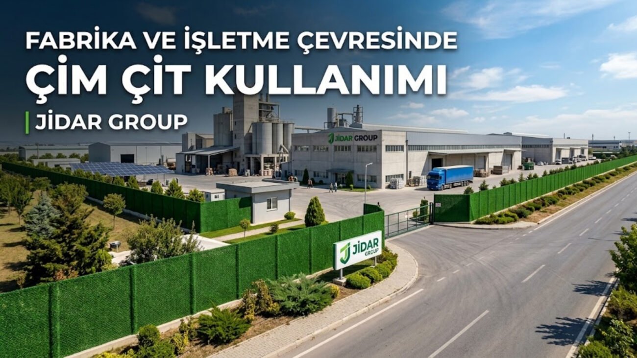Fabrika ve işletme çevresinde çim çit kullanımı