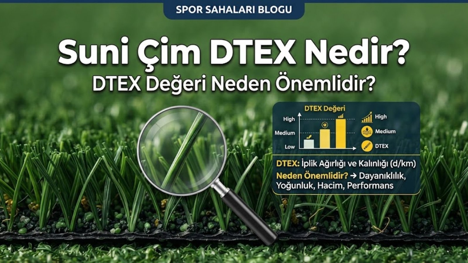Suni Çim Dtex Nedir